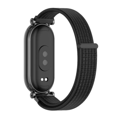For Xiaomi Smart Band 10 / 9 / 8 Mijobs GT4 Breathable Nylon Loop Watch Band(Black) by MIJOBS
