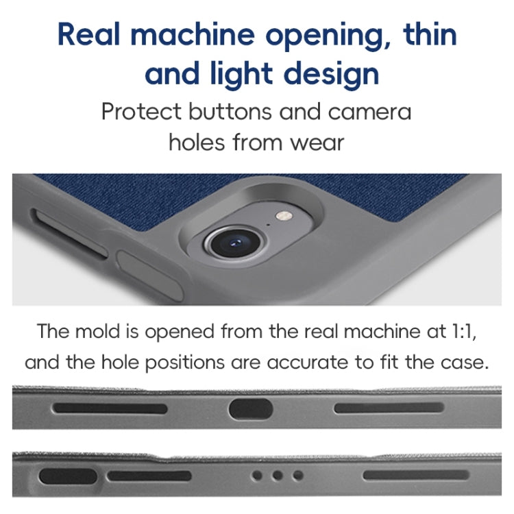 For iPad 10.2 2021/2020/2019 ZGA Tri-Fold Voltage Smart Leather Tablet Case(Black) by ZGA