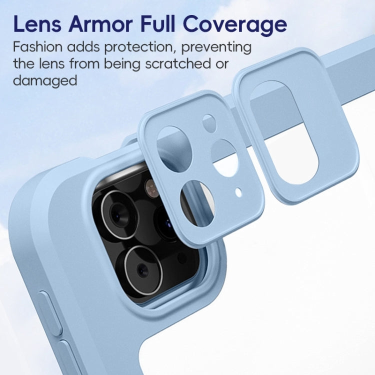 For iPad 10.2 2021/2020/2019 ZGA Tri-Fold 360 Rotation Smart Leather Tablet Case(Black) by ZGA