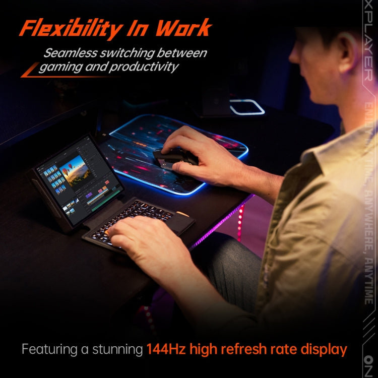 ONE-NETBOOK OneXPlayer X1 mini 8.8 inch Handheld Game Console, 16GB+512GB, Windows 11 AMD Ryzen 7 8840U(Black) by ONE-NETBOOK