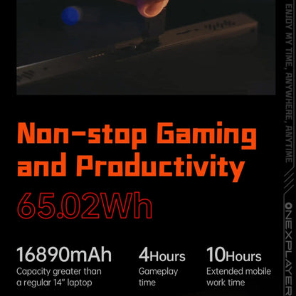 ONE-NETBOOK OneXPlayer X1 mini 8.8 inch Handheld Game Console, 32GB+1TB, Windows 11 AMD Ryzen 7 8840U(Black) by ONE-NETBOOK