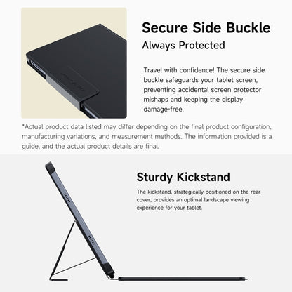 Ulefone Pogo Pin Smart Keyboard & Tablet Leather Case For Tab A11 Pro(Grey) by Ulefone