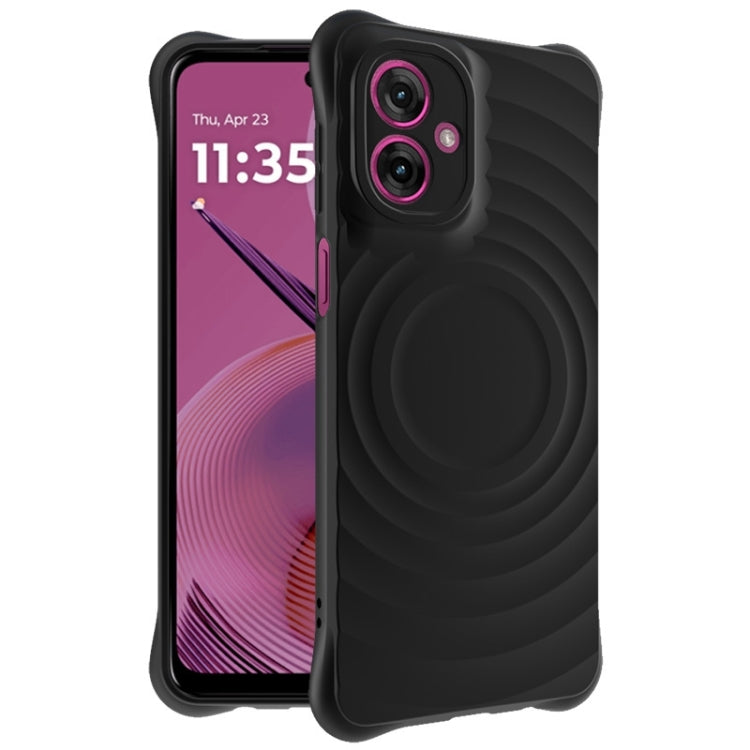 For Motorola Moto G55 5G IMAK UC-6 Series Manbo Frosting Soft Phone Case(Black) by imak