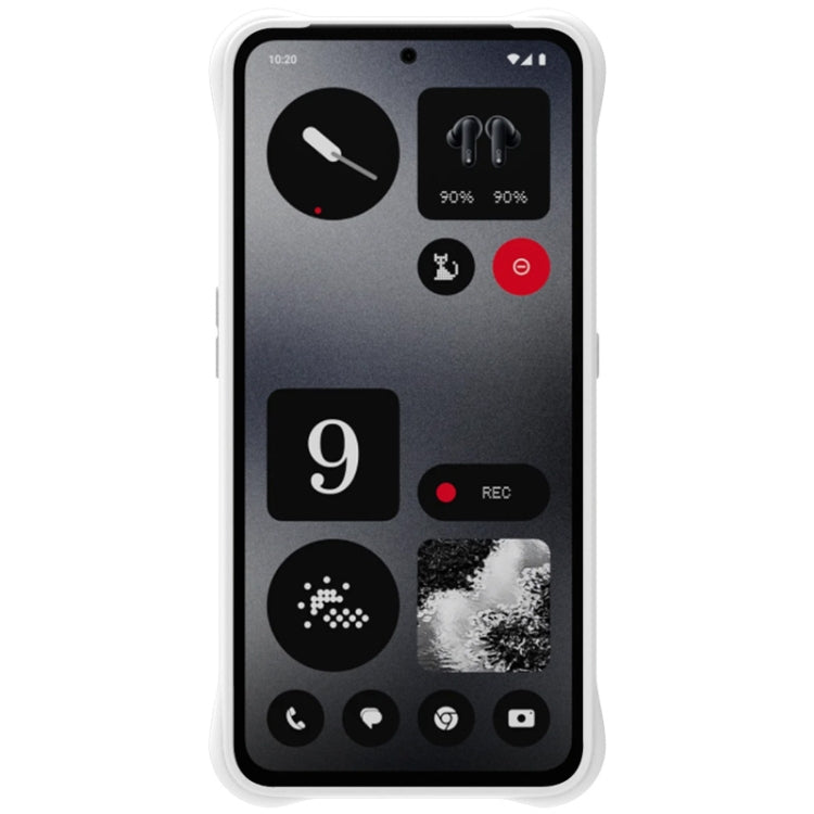 For Nothing CMF Phone 1 IMAK UC-6 Series Manbo Frosting Soft Phone Case(White) by imak