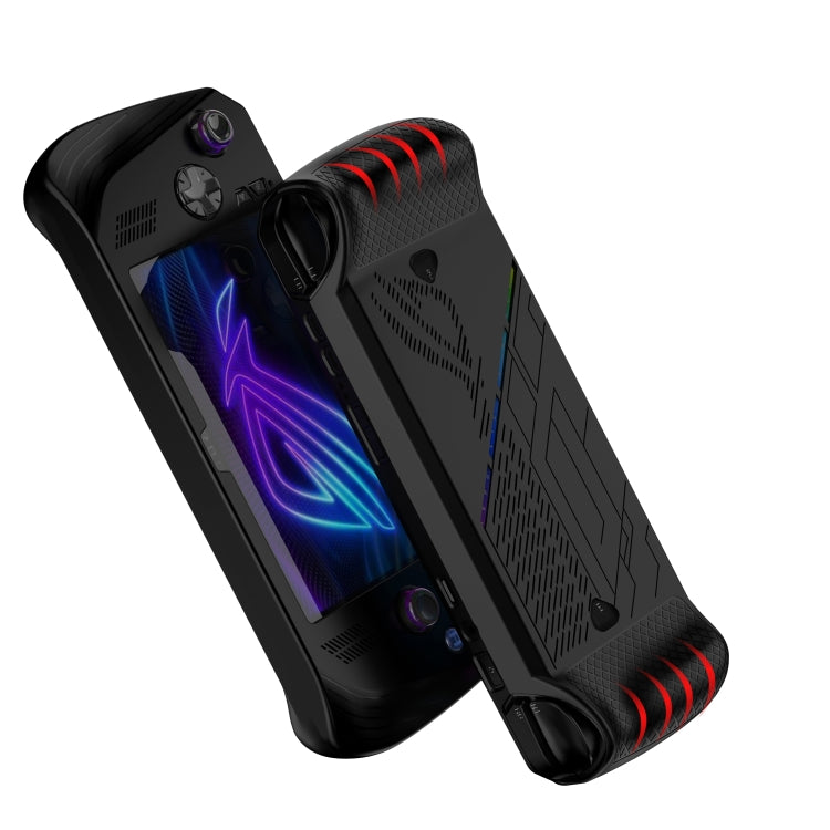 For ASUS ROG Ally X Game Console Silicone Protective Case(Black) by bashfashion