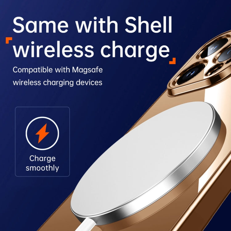 For iPhone 16 Pro SULADA Shine Through Series Plating TPU Transparent Phone Case(Silver) by SULADA