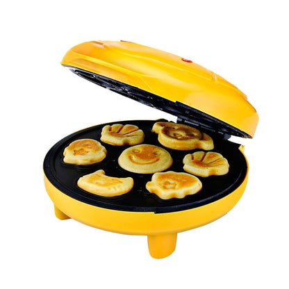 Household Cake Machine Double-sided Heating Baking Machine, Plug Type:US Plug(Yellow) by bashfashion