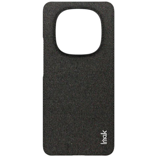 For Redmi Note 14 Pro+ 5G imak Ruiyi Series Cloth Texture PU + PC Phone Case(Black) by imak