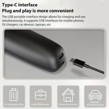 Full Body Washable LED Digital Display Reciprocating Electric Shaver(Exclusive Black + 1 Set of Blades) by bashfashion