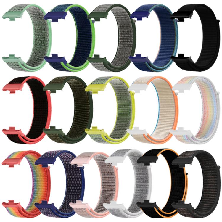 For Xiaomi Band 9 Pro/8 Pro/Redmi Watch 6/5/4 xDfind Nylon Hook and Loop Fastener Watch Band(Sea Shell) by xDfind