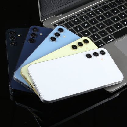 For Samsung Galaxy A15 5G Black Screen Non-Working Fake Dummy Display Model (Silver) by bashfashion