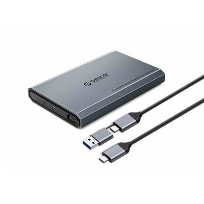 ORICO DD25 C3 2.5 inch Type-C to Type-C and USB Mechanical SSD Enclosure, Supported Capacity: 6TB(Dark Gray) by ORICO