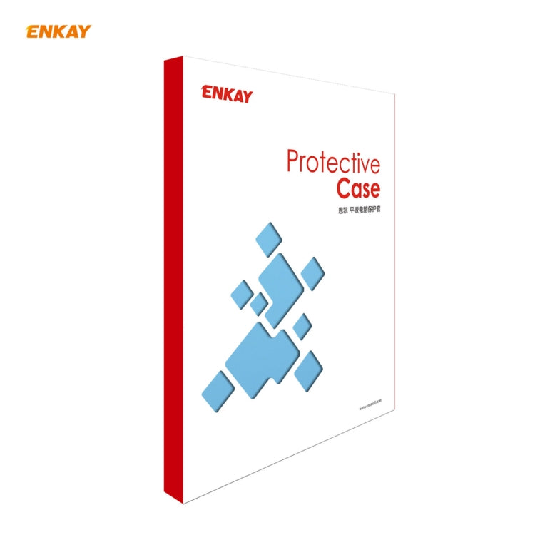 For Samsung Galaxy Tab A7 10.4 T500 / T505 2020 / 2022 ENKAY Horizontal Flip PU Leather + TPU Smart Case with Holder & Sleep / Wake-up Function(Black) by ENKAY