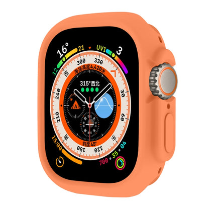 For Apple Watch Ultra 3 / 2 / 1 49mm ENKAY Solid Color Protective Soft TPU Frame Case(Orange) by ENKAY