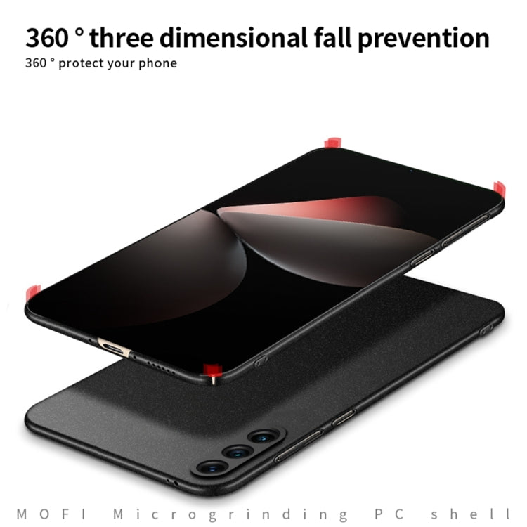 For Meizu 21 MOFI Fandun Series Frosted PC Ultra-thin All-inclusive Phone Case(Gray) by MOFI