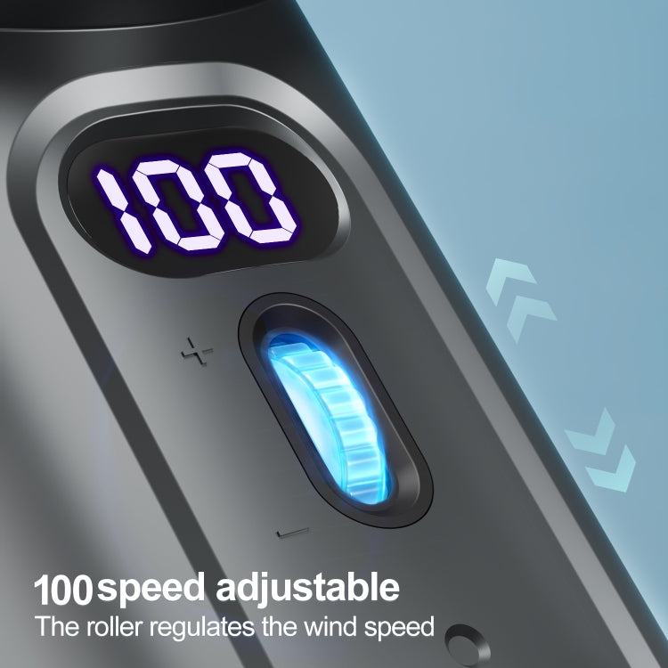 FC1 100 Wind Speed Levels Summer Cooler Desktop Fan Turbine Handheld Fan(White) by bashfashion