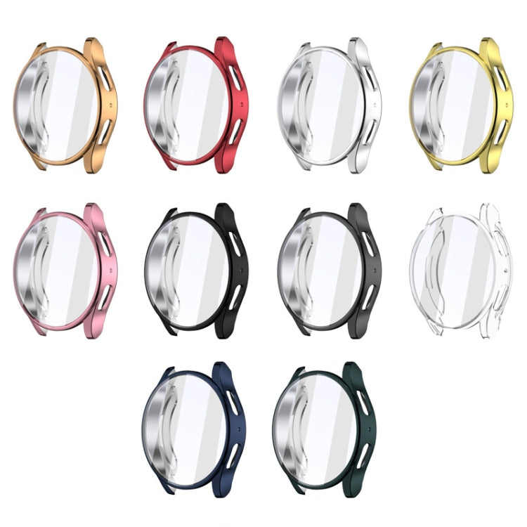 For Samsun Galaxy Watch 7 40mm Full Coverage TPU Electroplated Watch Protective Case(Red) by bashfashion