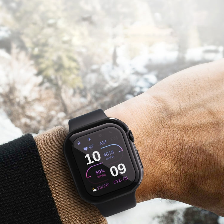 For Apple Watch Series 11 / 10 46mm Full Coverage TPU Electroplated Watch Case(Gold) by bashfashion