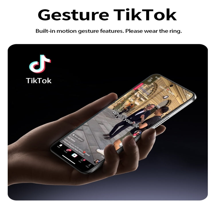 R5 SIZE 9 Smart Ring, Support Health Monitoring / Multiple Sports Modes(Silver) by bashfashion