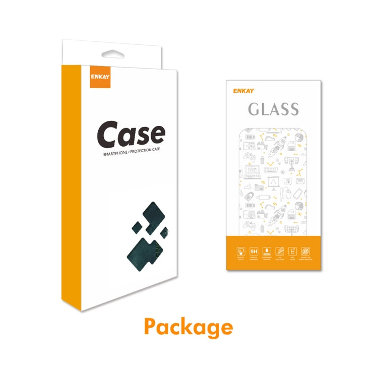 For Google Pixel 9 Pro ENKAY Embossed Rhombus Starry Leather Phone Case with Screen Film(Green) by ENKAY