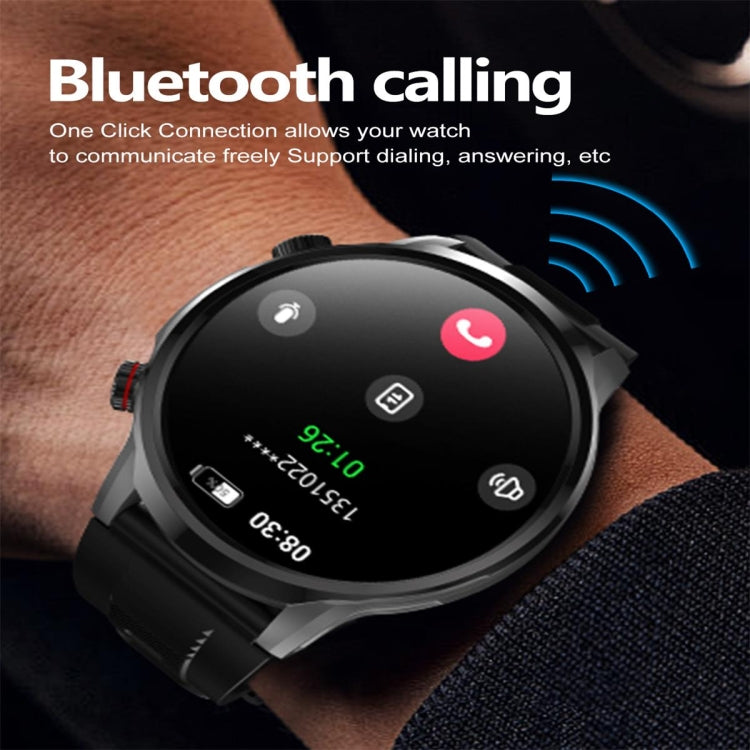 EX100 1.95 inch Color Screen Smart Watch, Support Bluetooth Call / Health Monitoring(Black) by bashfashion