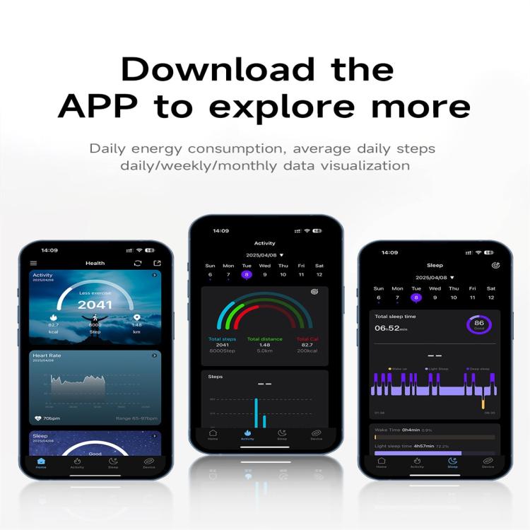 SY01 SIZE 9 Smart Ring, Support Heart Rate / Blood Oxygen / Sleep Monitoring / Multiple Sport Modes(Rose Gold) by bashfashion