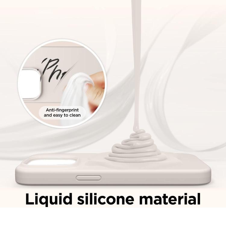 For iPhone 17 Pro Max Kalebol Solid Color Simple All-inclusive Liquid Silicone Phone Case(Orange) by Kalebol