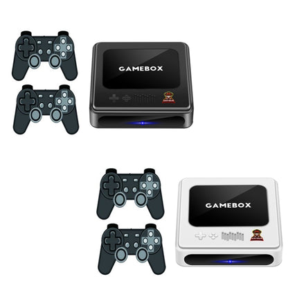 GD10 256G Built-In 60000+ Games Dual System Set-Top Box 3D Home 4K HD TV Game Console Box UK Plug(White) by ANBERNIC