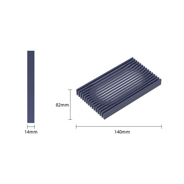 Personalized Soft Rubber Drop-resistant Soap Box Double-sided Bathroom Countertop Type Soap Mop(Grey) by bashfashion