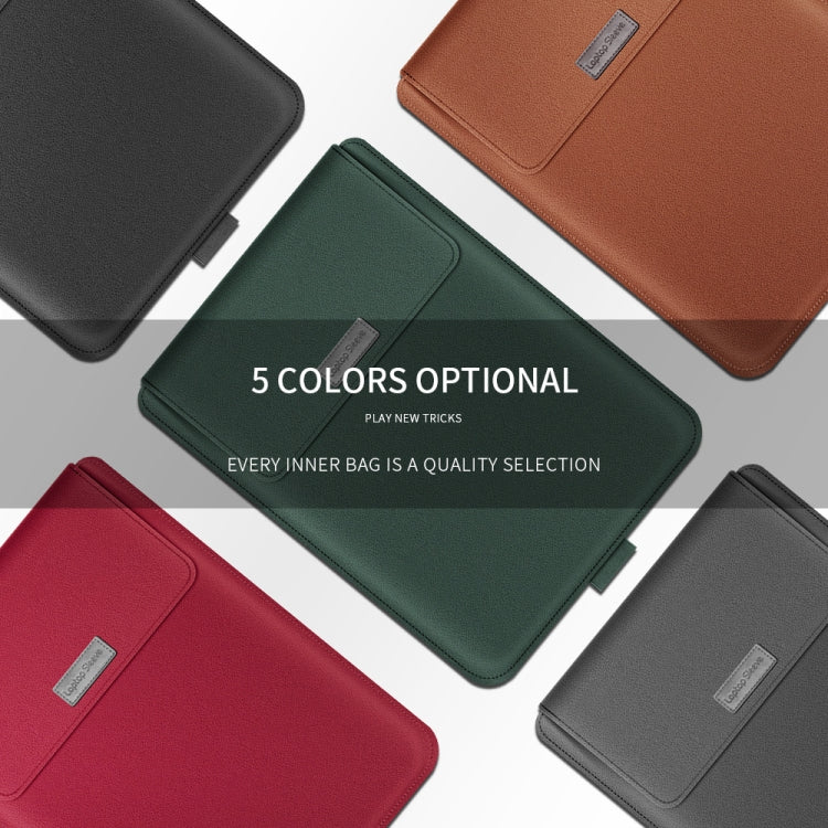 A2 4 in 1 Computer Bracket Liner Bag Storage Bag, Size:15 inch(Green) by bashfashion