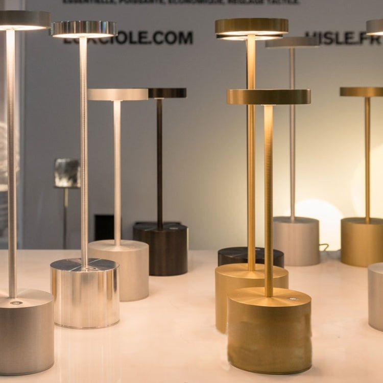 JB-TD003 I-Shaped Table Lamp Creative Decoration Retro Dining Room Bar Table Lamp, Specification: AU Plug(Silver) by bashfashion