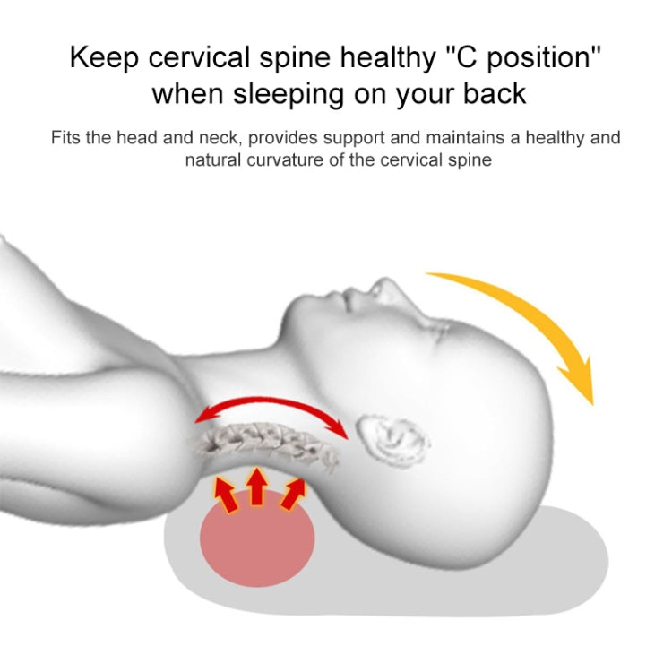 Butterfly Shape Memory Foam Snorked Pillow Slow Rebound Health Care Cervical Pillow, Dimensions: 50x30x10x6cm(Velvet Camel Color) by bashfashion