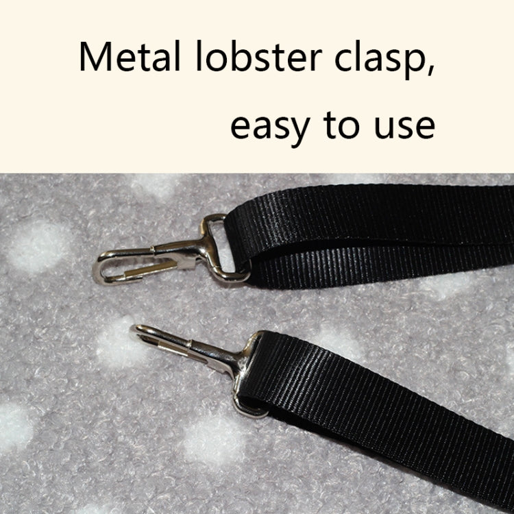 PE-160 Canvas Hanging Cat Cage Hammock Adjustable Length Swing Pet Nest, Size: M(Yellow Geometry) by bashfashion