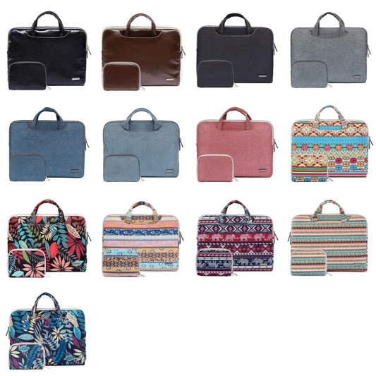 LiSEN LS-116 Simple Laptop Bag Business Laptop Liner Bag, Size: 11.6 inch(PU Black) by LiSEN