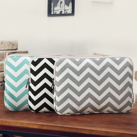 LiSEN LS-525 Wavy Pattern Notebook Liner Bag, Size: 14 inches(Light Green) by LiSEN