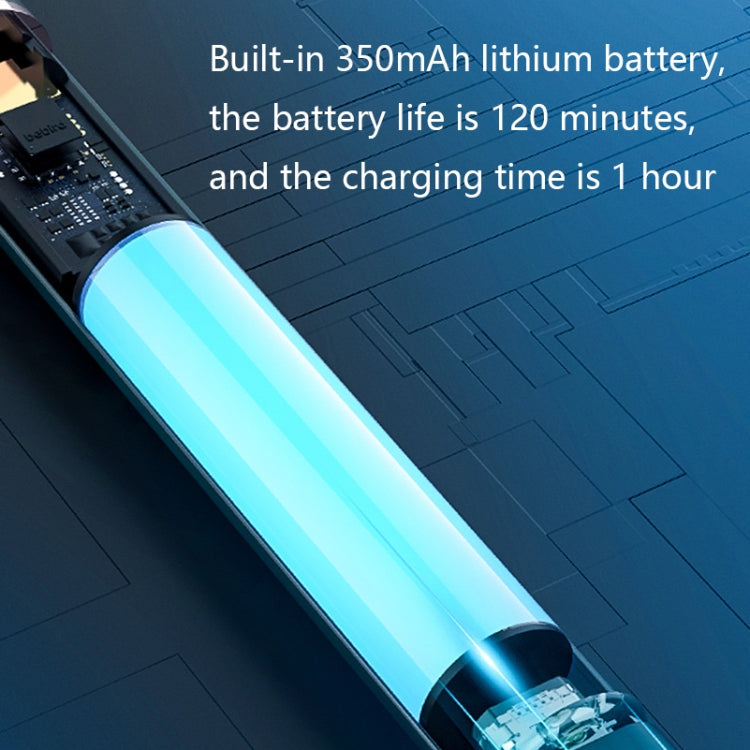 TES02 WIFI High-definition Intelligent Visual Ear Scoop(Silver White) by bashfashion