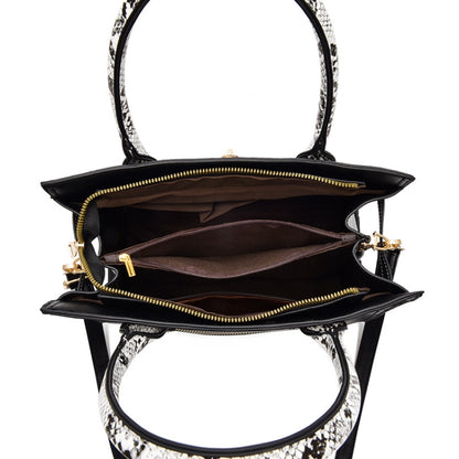 2613 2 In 1 Large Capacity Stone Pattern Bags(Khaki) by bashfashion