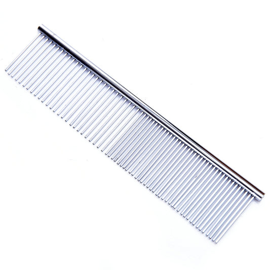 Stainless Steel Pet Comb Pet Hair Comb, Specification: L by bashfashion