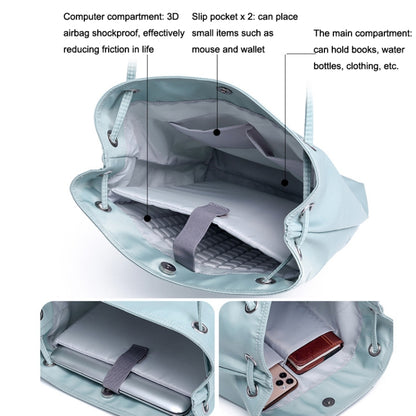 For Apple Macbook Shoulder / Handheld / Messenger Computer Bag, Size: Large(Navy) by bashfashion