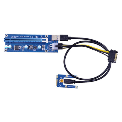 PCE164P-N03 VER006C Mini PCI-E 1X To 16X Riser For Laptop External Image Card, Spec: Blackboard 6pin by bashfashion