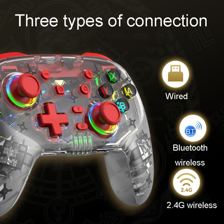 For PS3 / PS4 Dual Vibration Wireless Gamepad With RGB Lights(Blue) by bashfashion