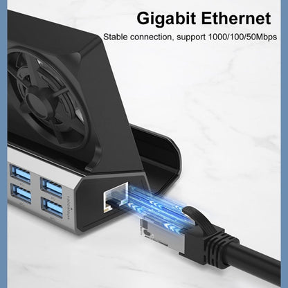 9 -in -1 For ASUS ROG Ally 100W PD Charging Game Console Stand Multifunctional USB 3.0 Docking Station by bashfashion