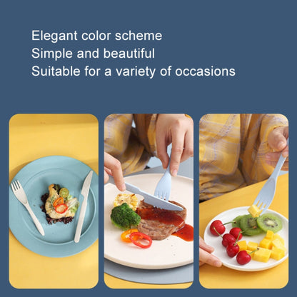 4 In 1 Portable Wheat Straw Tableware Set Outdoor Travel Storage Tableware Box, Style: A With Chopsticks (Pink) by bashfashion