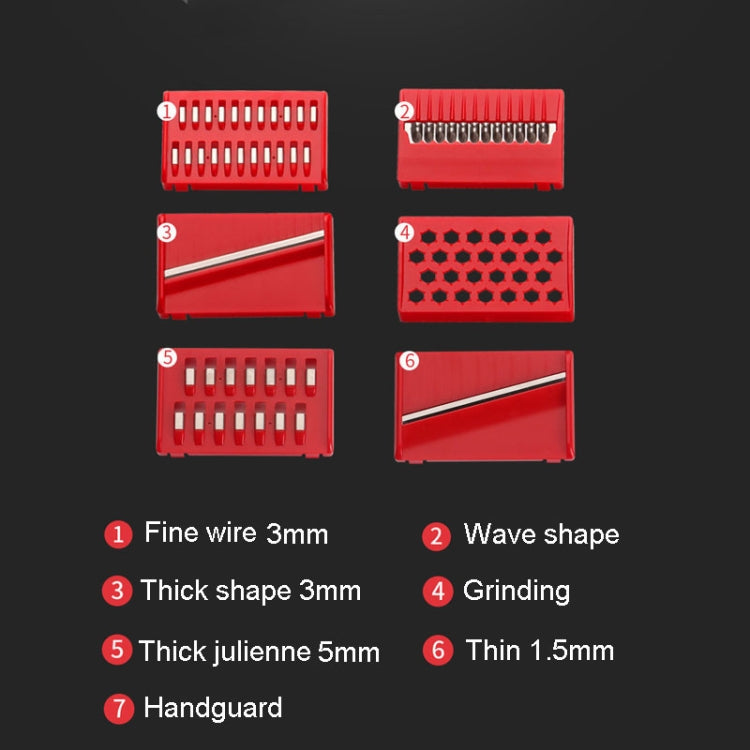 Kacheeg Multifunctional Vegetable Chopper Kitchen Scrubbing And Shredding Slicing Utensils, Specification: 3 In 1 by Kacheeg