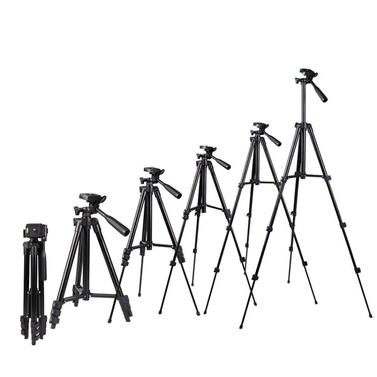 Portable Aluminum DSLR Camera Live Tripod Photography Retractable Landing Bracket, Specification: 150cm Tripod+Clip+Bag+Controller+Adaptor by bashfashion