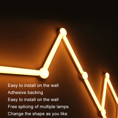 JSK-P26 Smart WiFi Bluetooth Version RGB Direct Illumination Phantom Splicing Light, Support Amazon Alexa / Google Assistant / DuerOS, Style: 9 Sections+AU Plug Adapter(White) by bashfashion