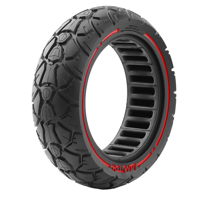 AIMITE 10 x 2.7-2.75 53.5 Card 255-70 Or 70 / 65-6.5 Scooter Universal Off-Road Tire(Red Line) by AIMITE
