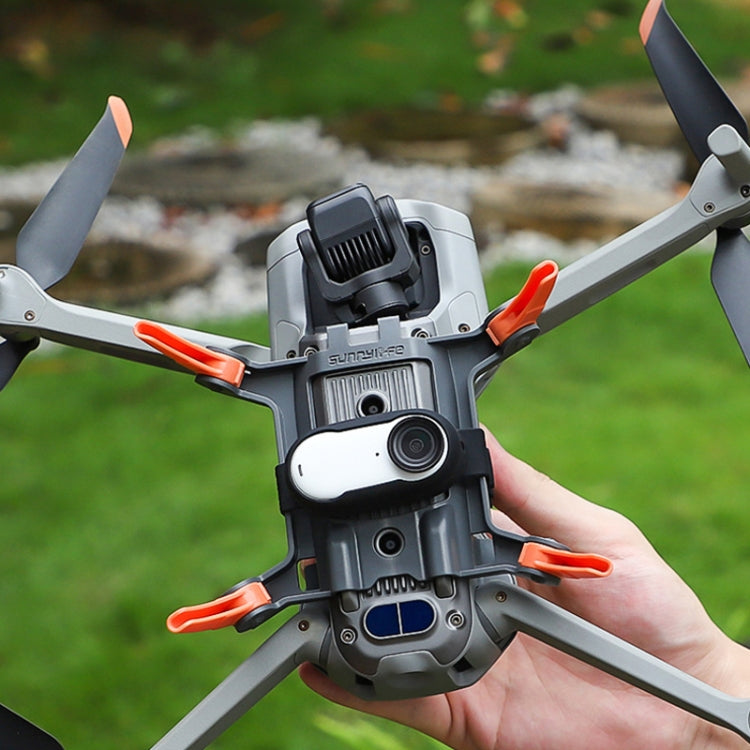 For Insta360 GO 3 / 3S Sunnylife IST-Q9335 Camera Silicone Case Wristband Bicycle Strap Expanding Accessories(Black) by Sunnylife