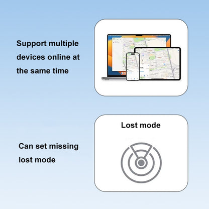 For Apple Series S11 Card-Type Positioning Smart Anti-Lost Device Locator by bashfashion