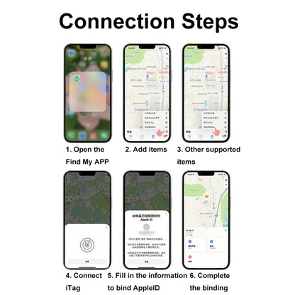 For Apple Series S11 Card-Type Positioning Smart Anti-Lost Device Locator by bashfashion